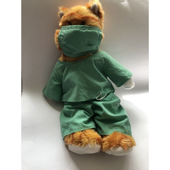 Build A Bear Kitty Cat Plush Orange Tabby BAB - Picture 1 of 6